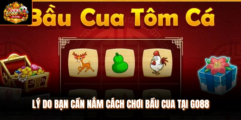 Lý do bạn cần nắm cách chơi bầu cua tại Go88